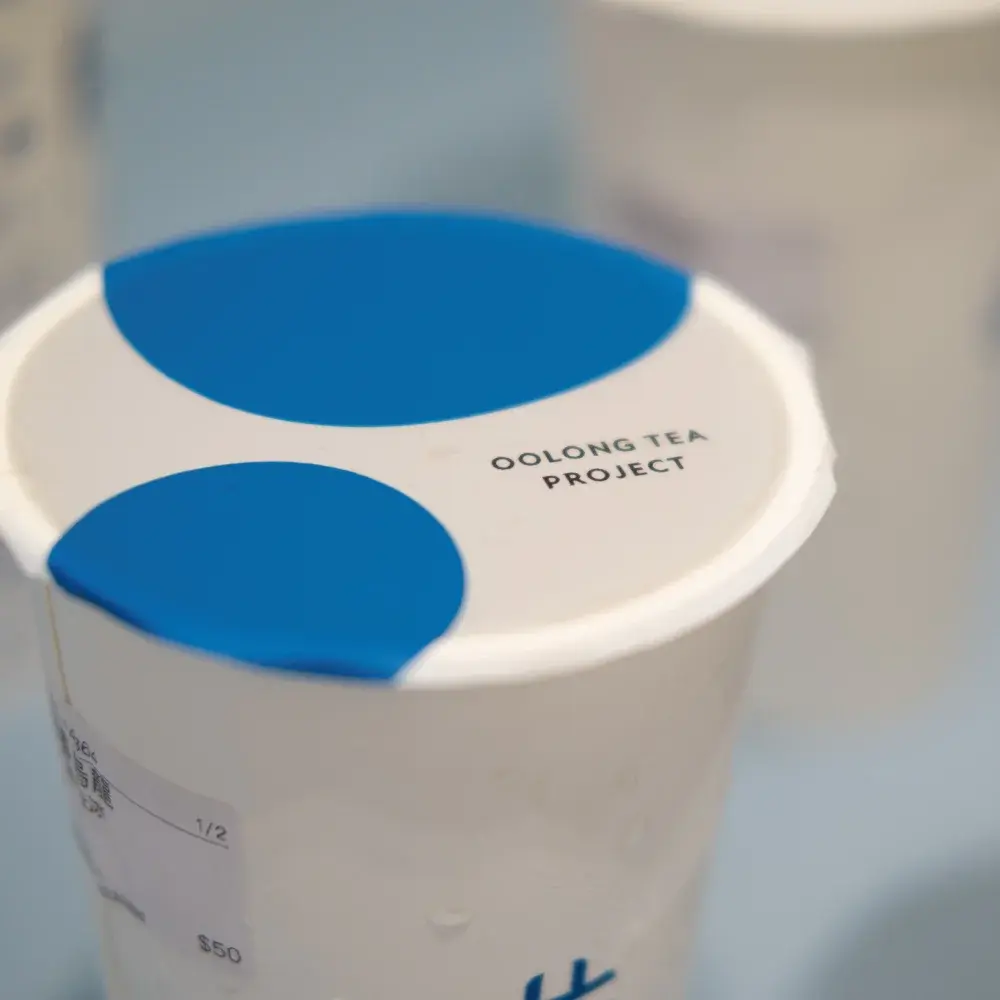 Custom Film for Dessert Cups with Brand Logo